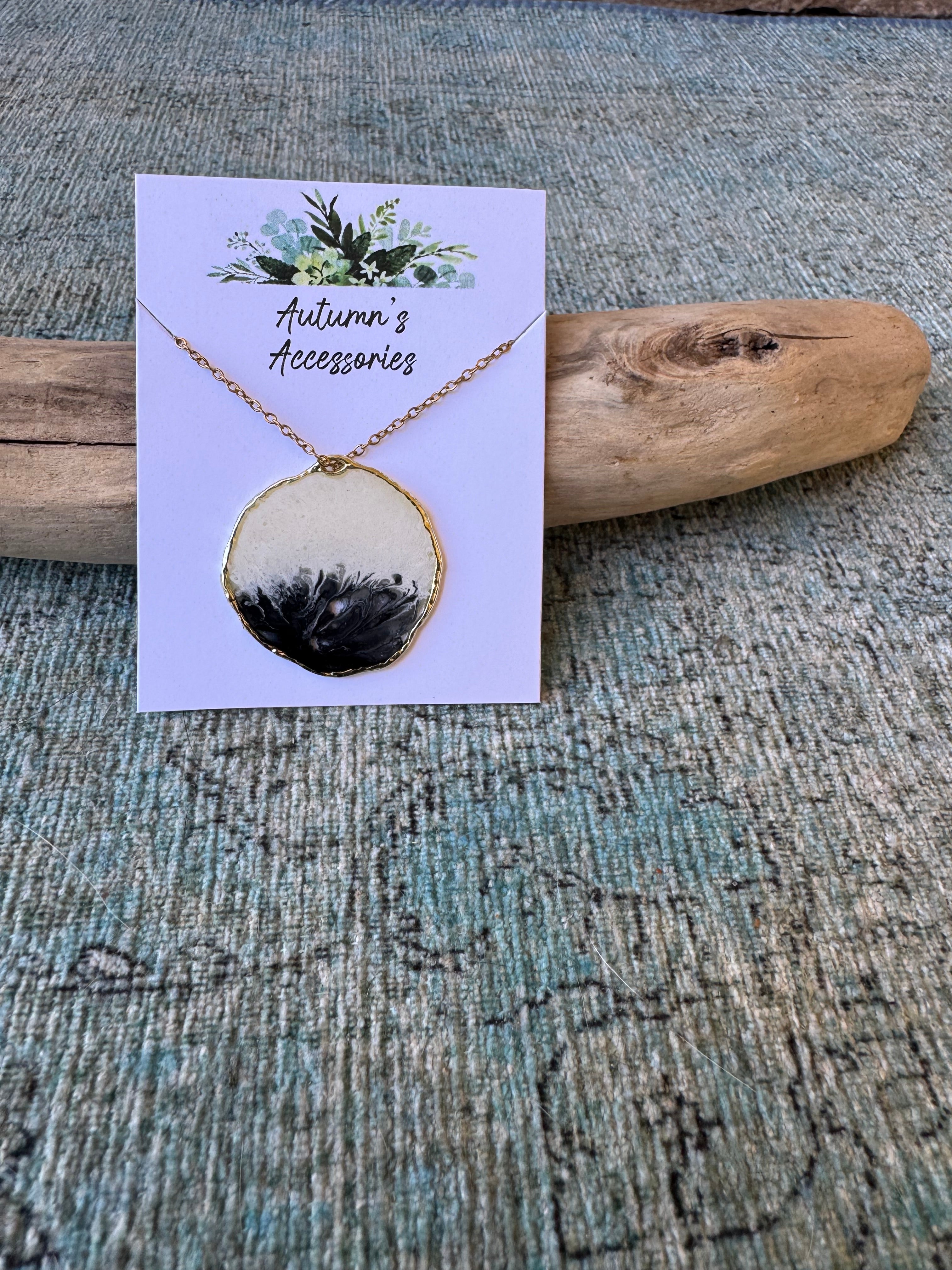 Marshmallow Fluff Gold Necklace