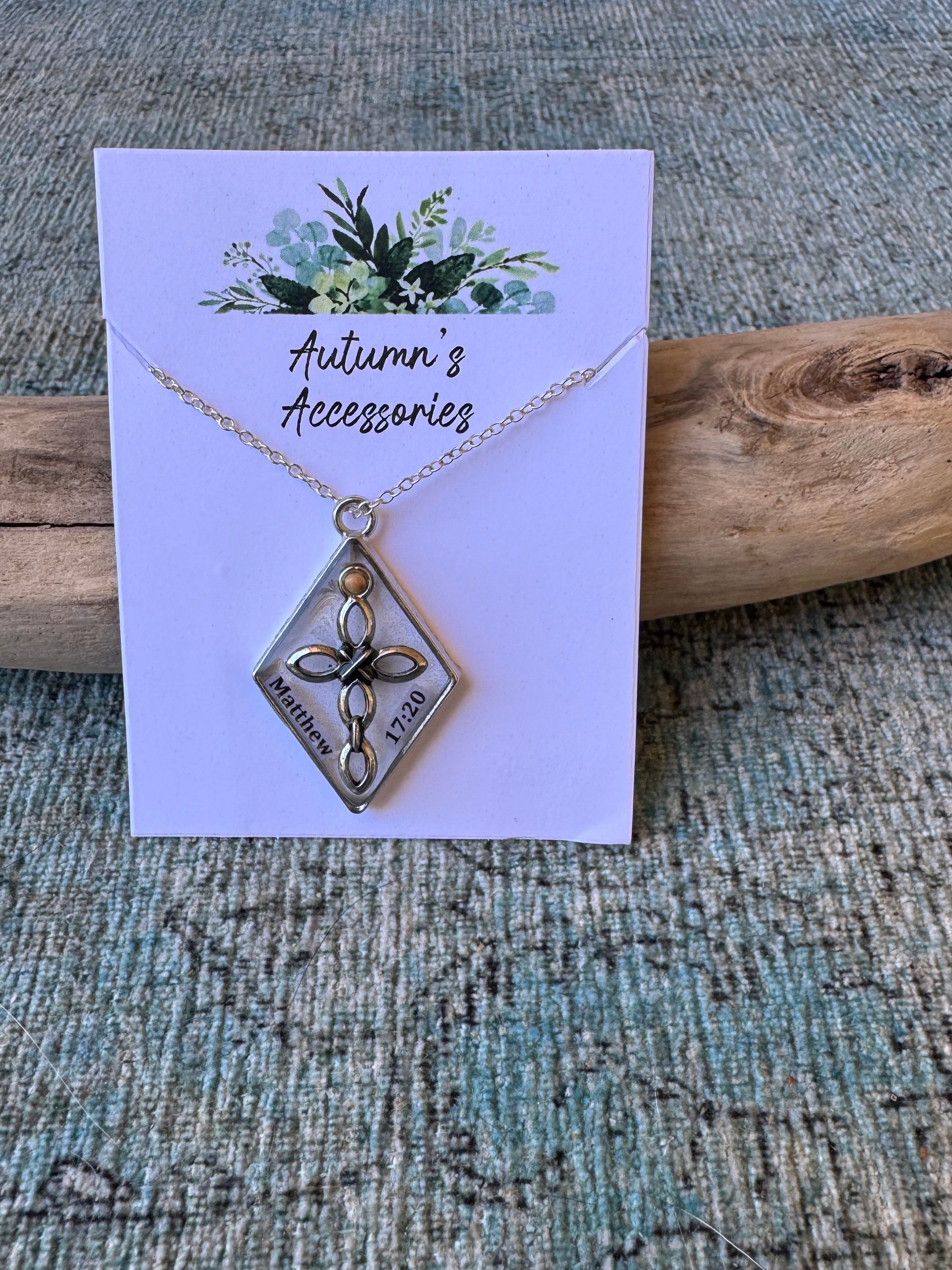 Unwavering Faith Silver Necklace