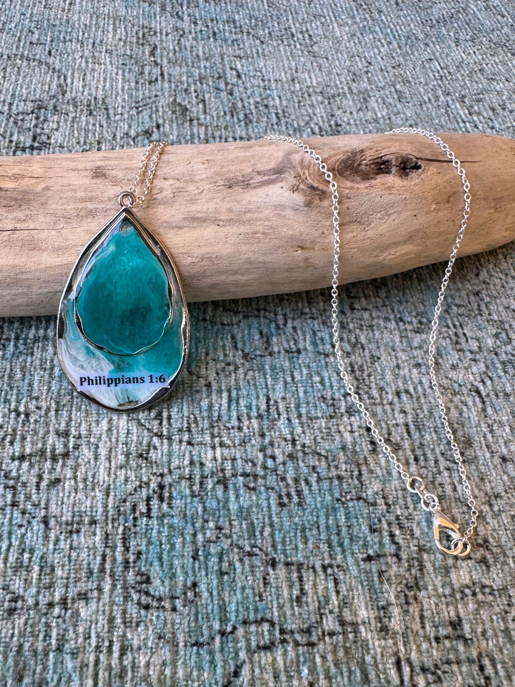 Firm in Faith Silver Necklace
