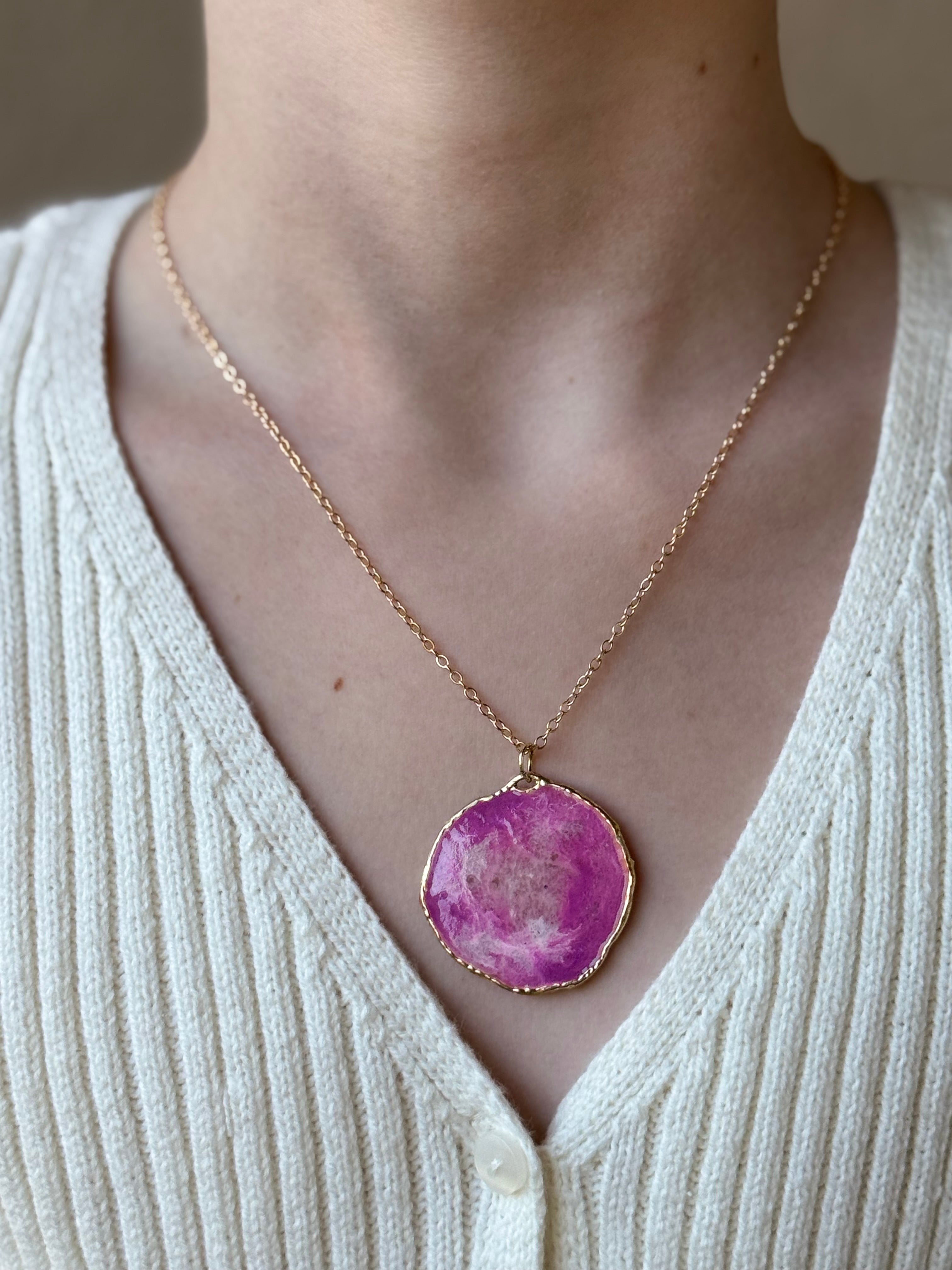 Berries-n-Cream Gold Necklace