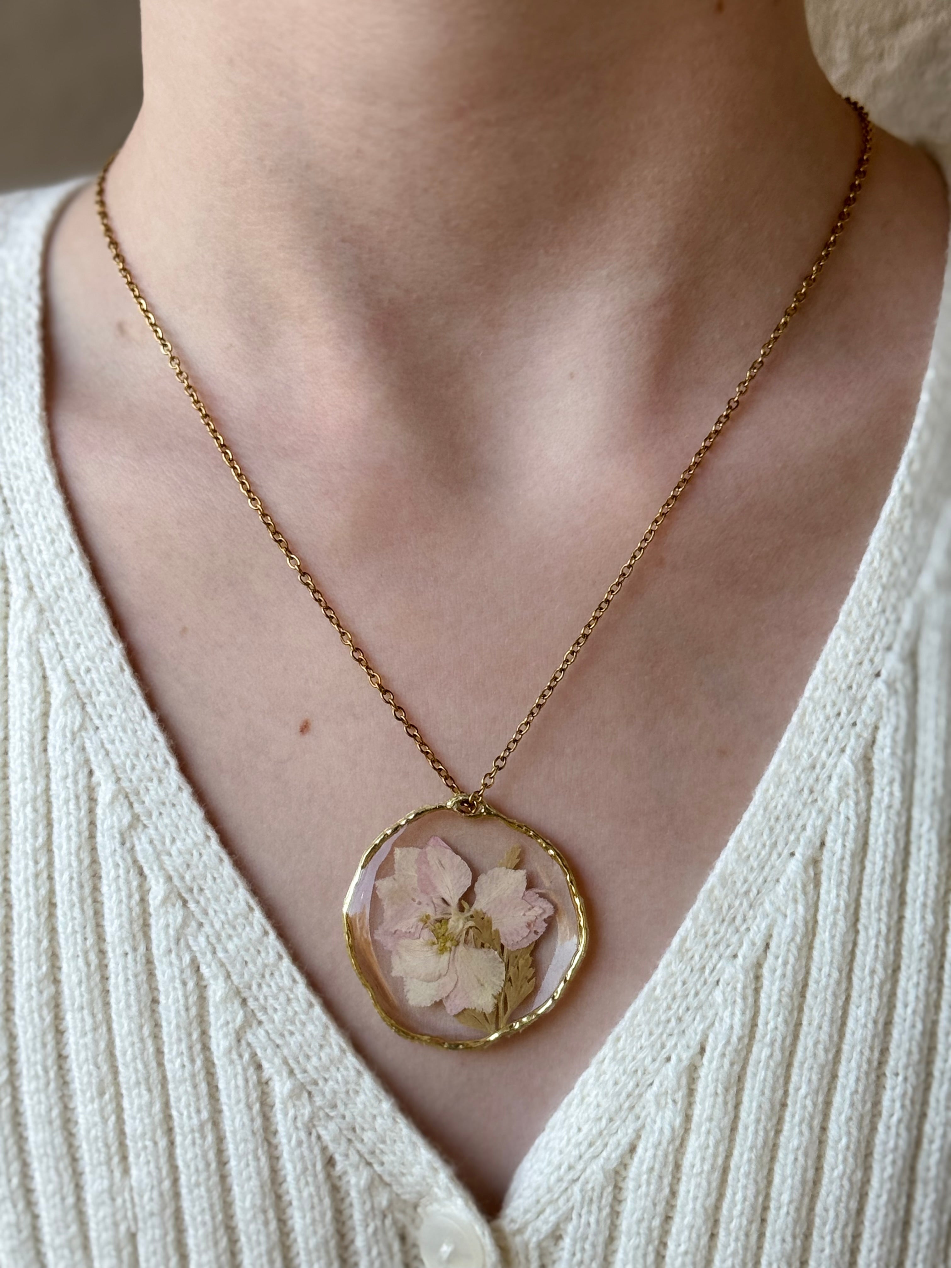 Sugar Petal Gold Necklace