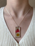 Spring Bouquet Silver Necklace