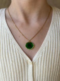 Sea Moss Gold Necklace