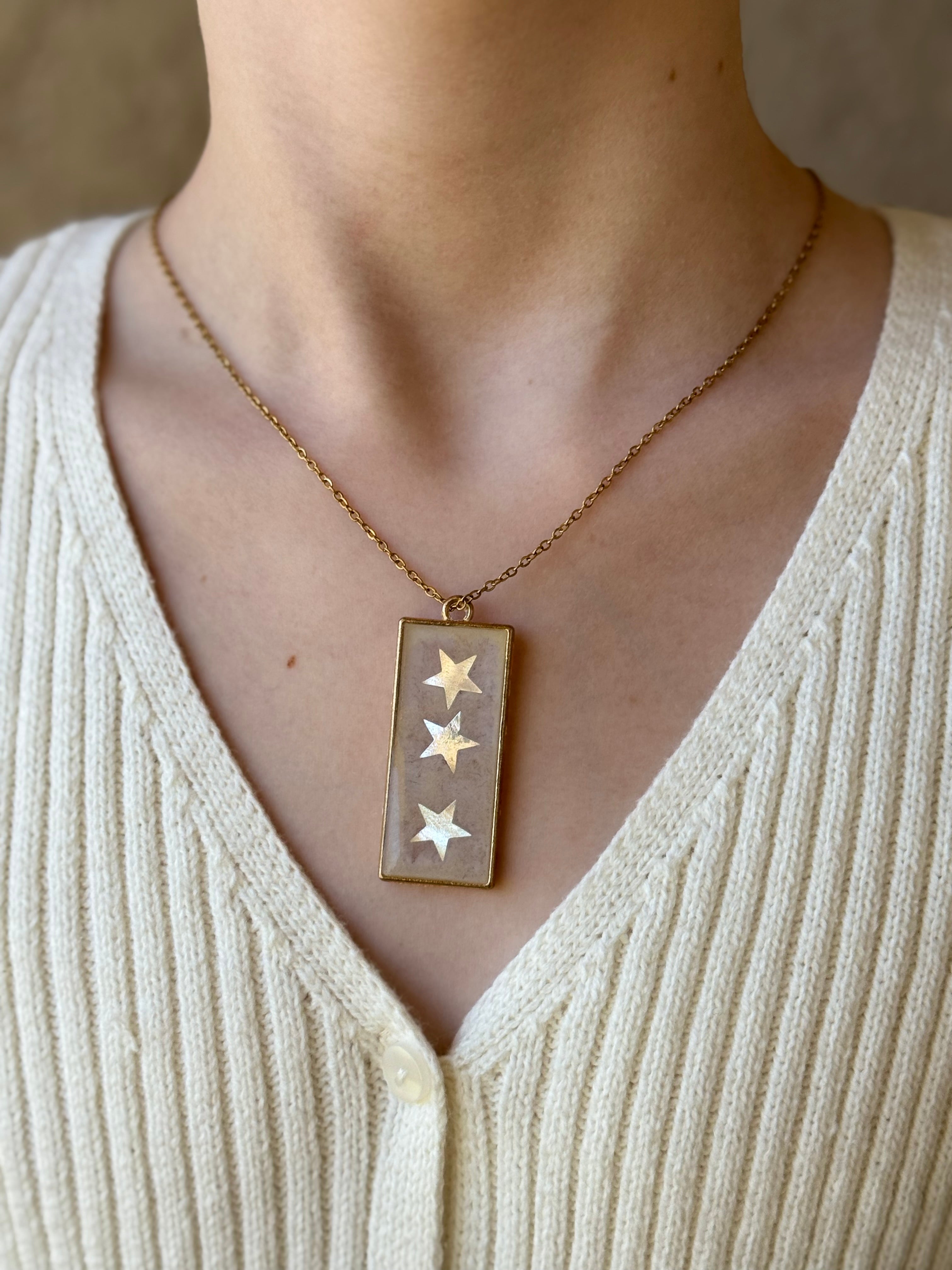 Starry Cloud Gold Necklace