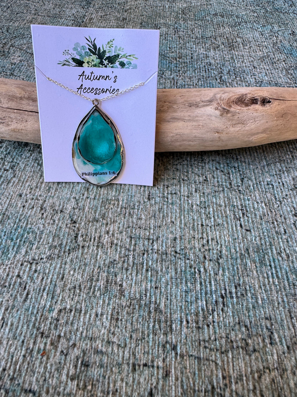 Firm in Faith Silver Necklace