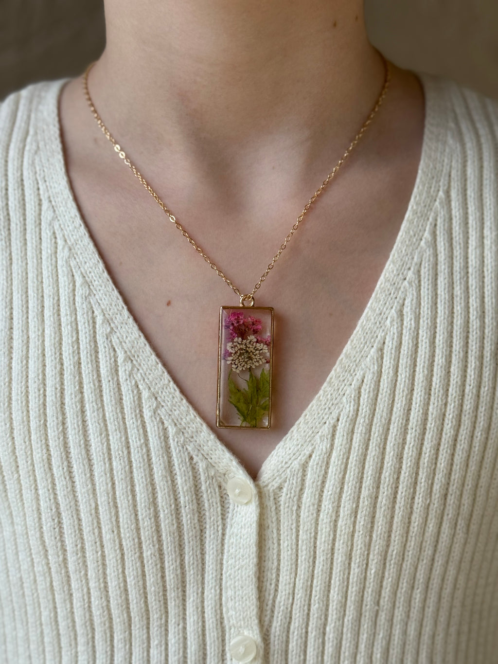 Dandelion Drift Gold Necklace