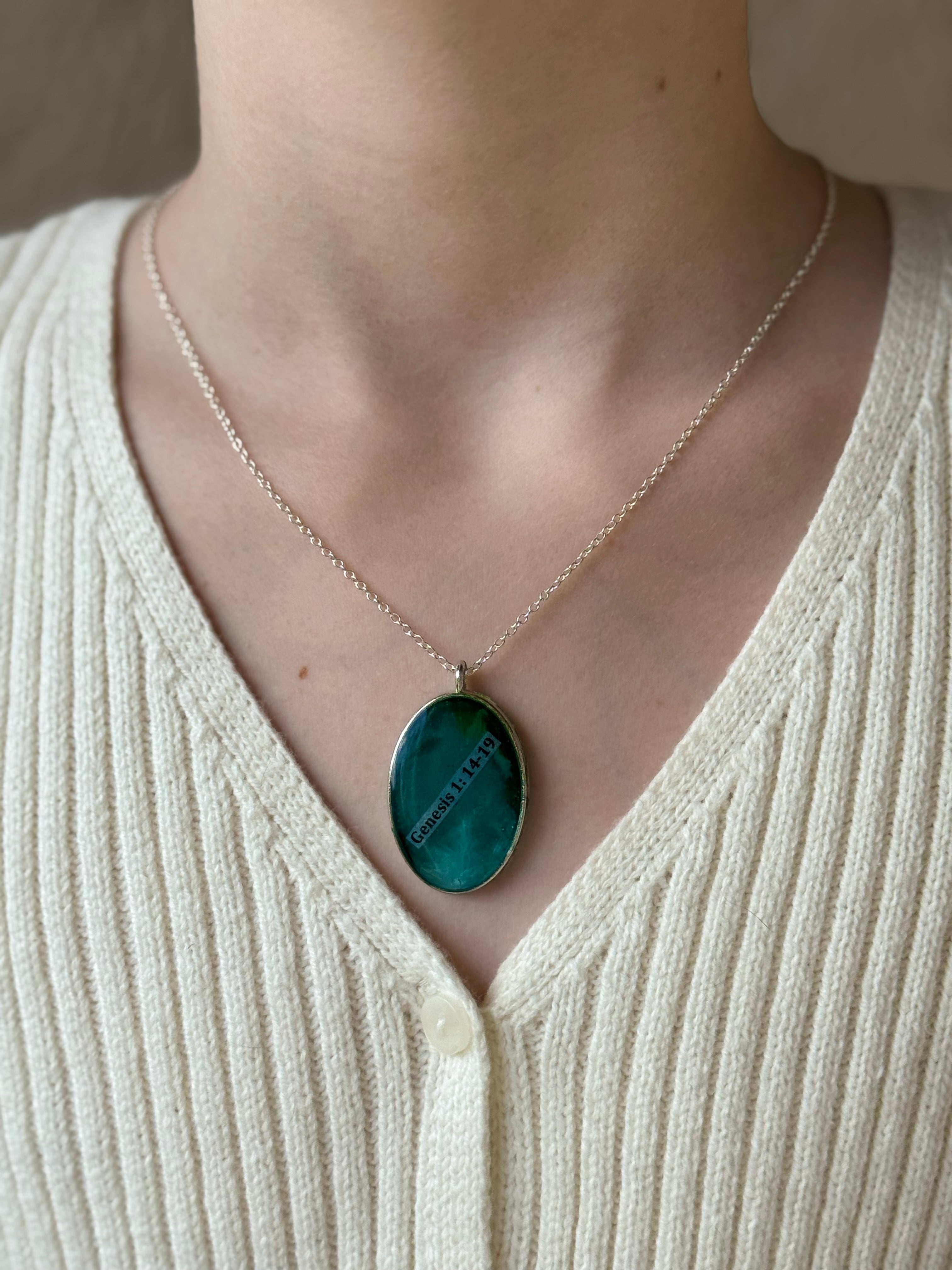 Let There Be Light Silver Necklace