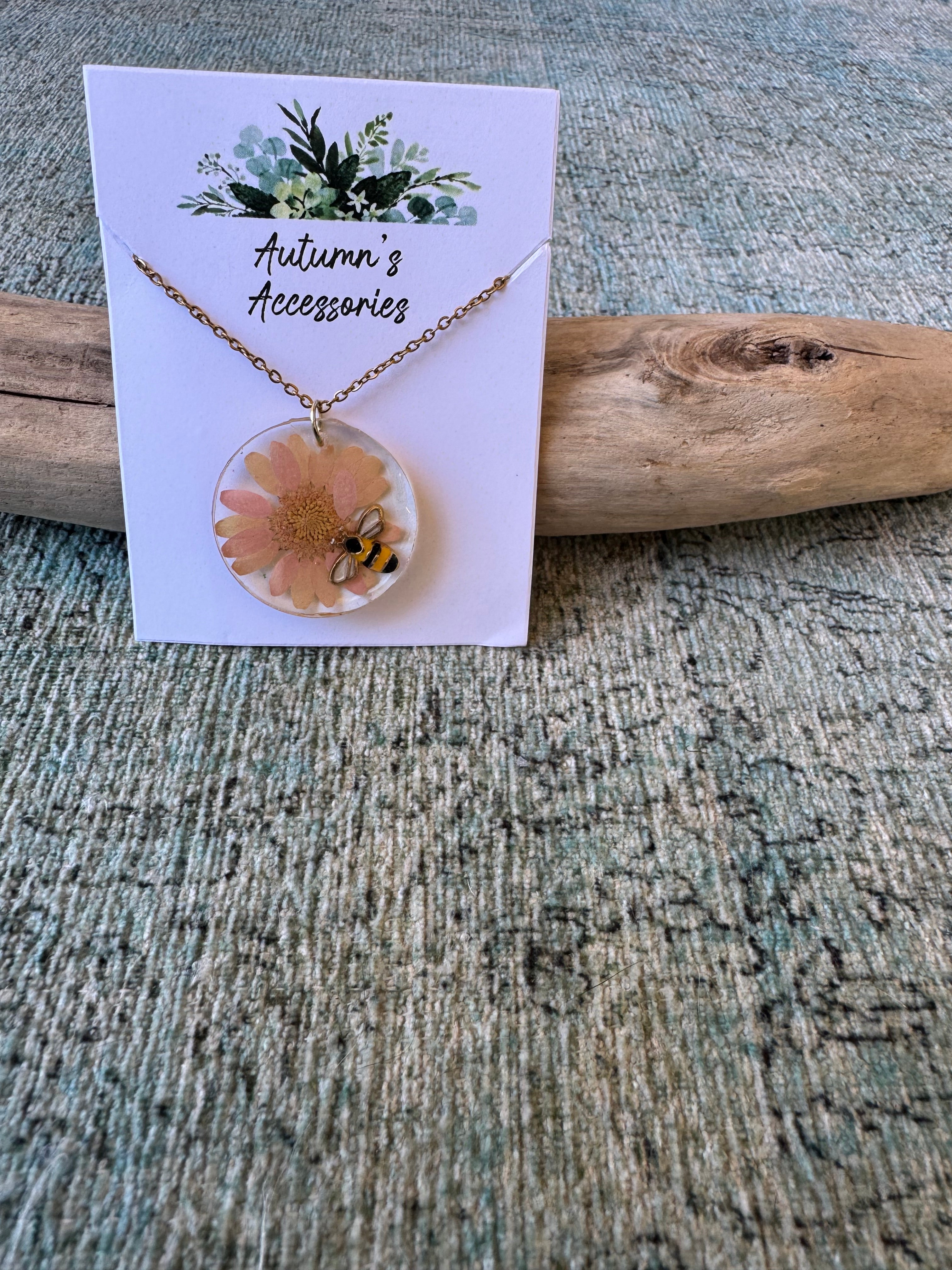 Busy Bee Gold Necklace