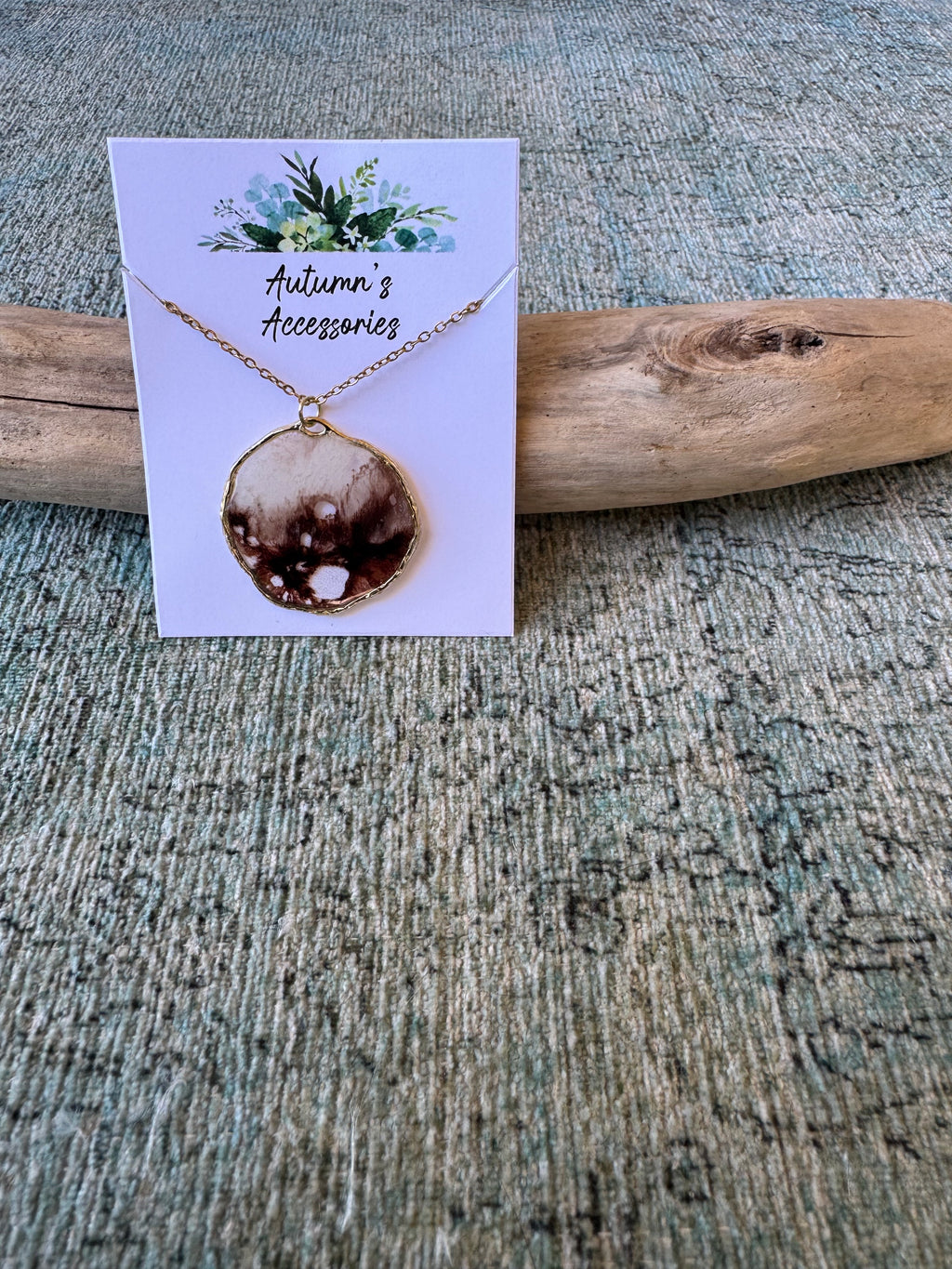Mocha Frap Gold Necklace