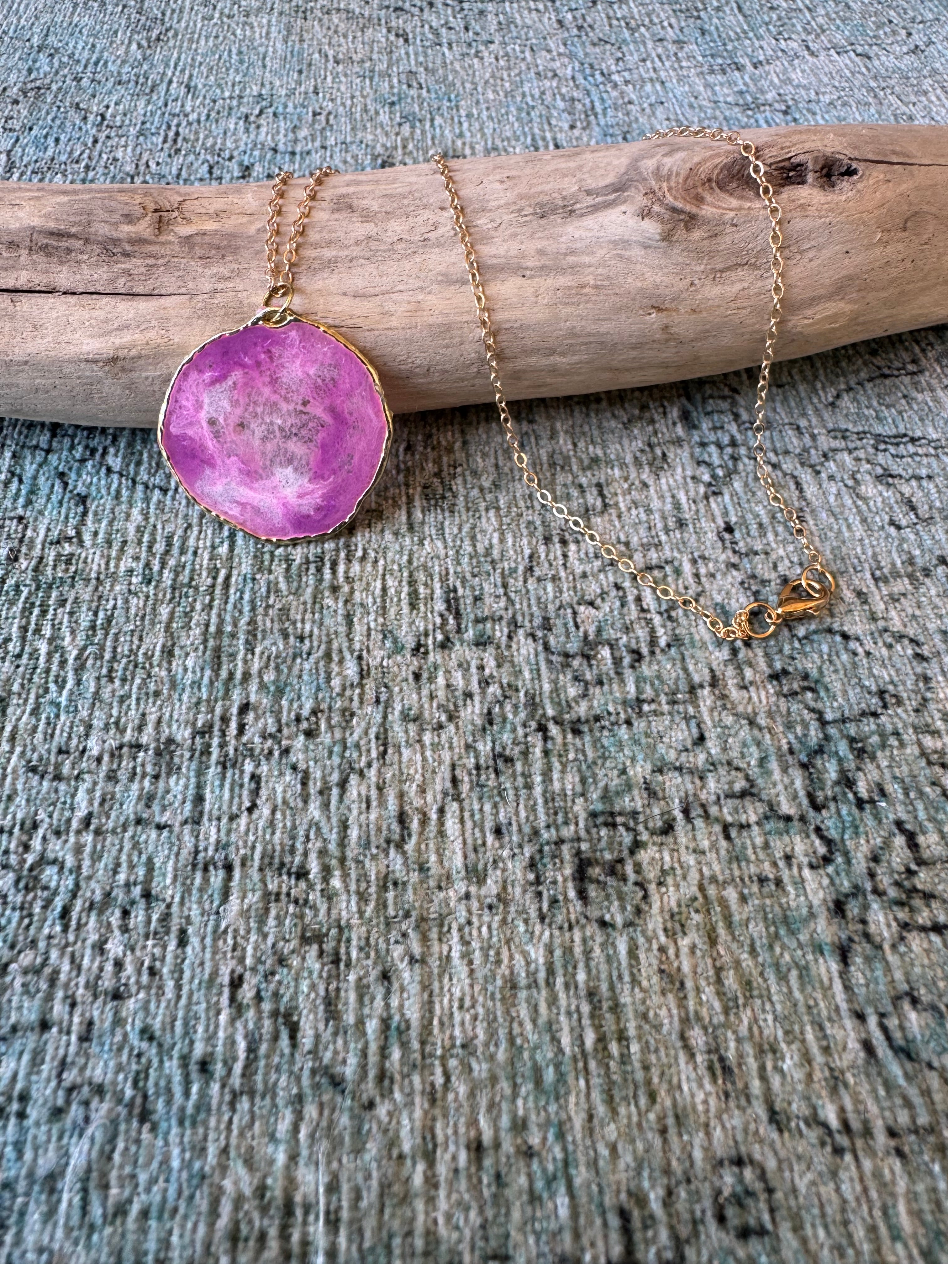 Berries-n-Cream Gold Necklace