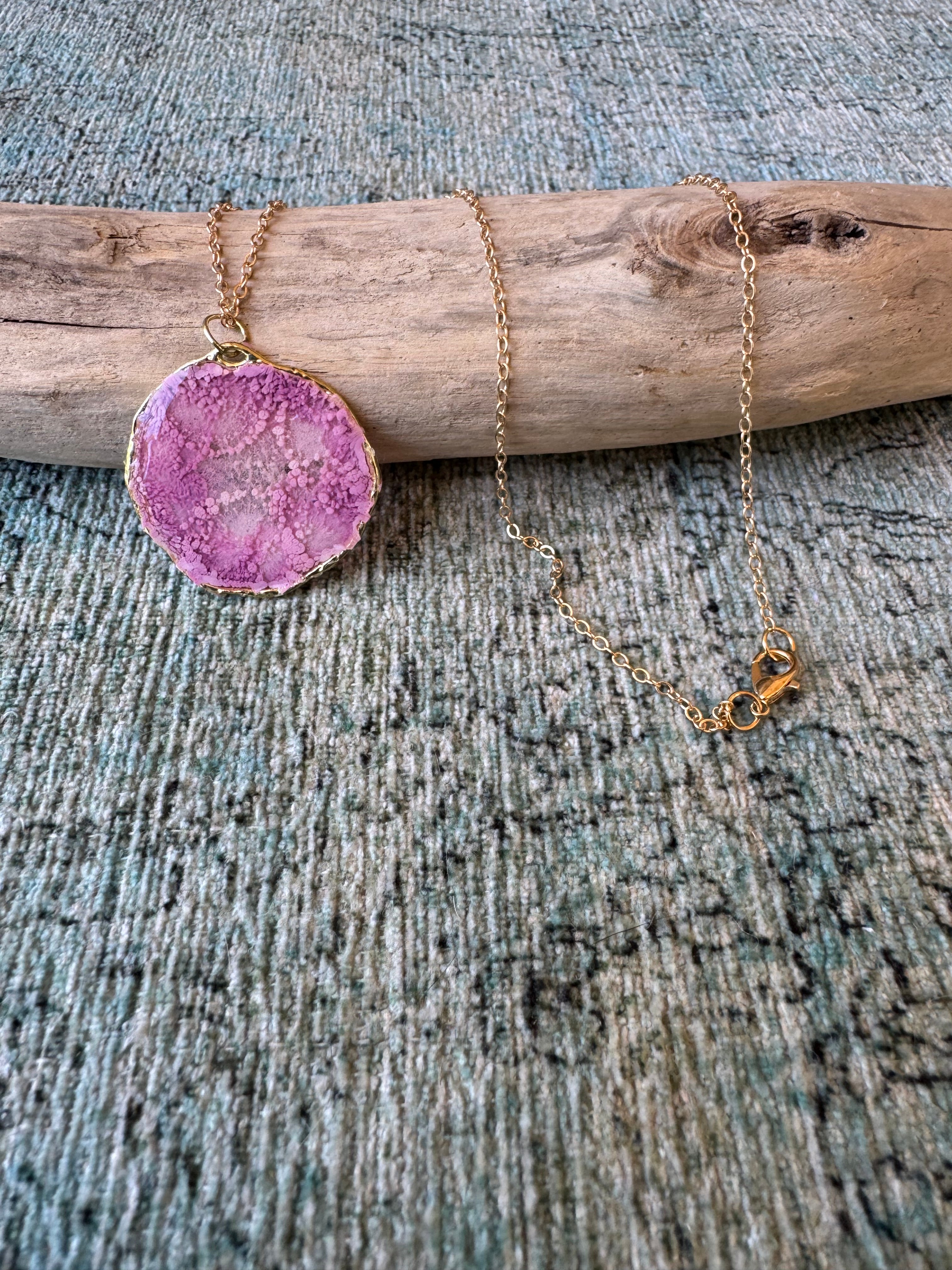 Berries-n-Cream Gold Necklace