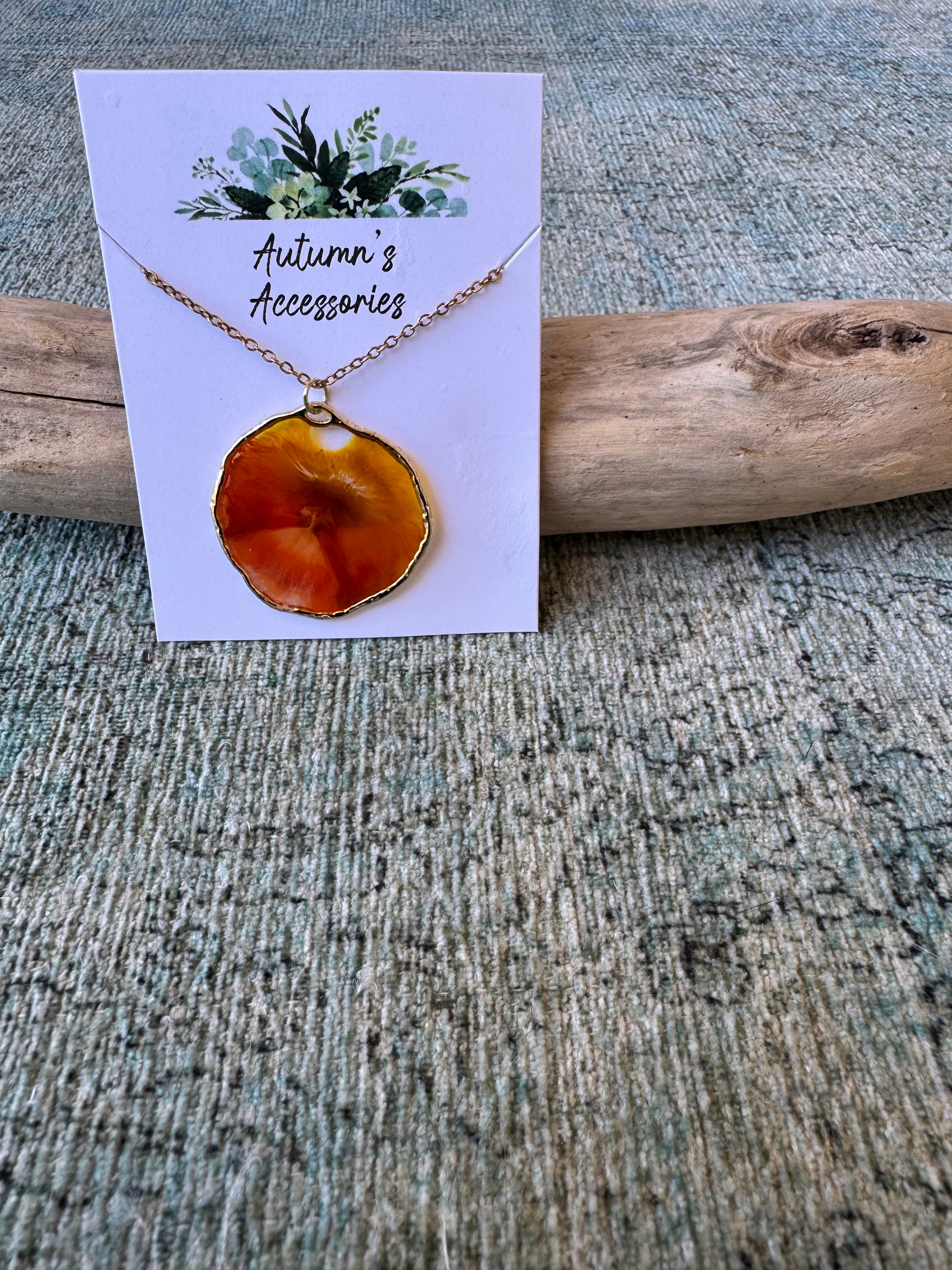 Fire Sky Gold Necklace