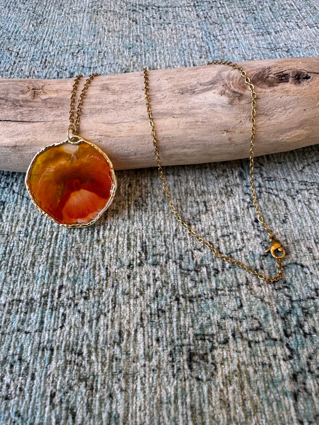 Fire Sky Gold Necklace