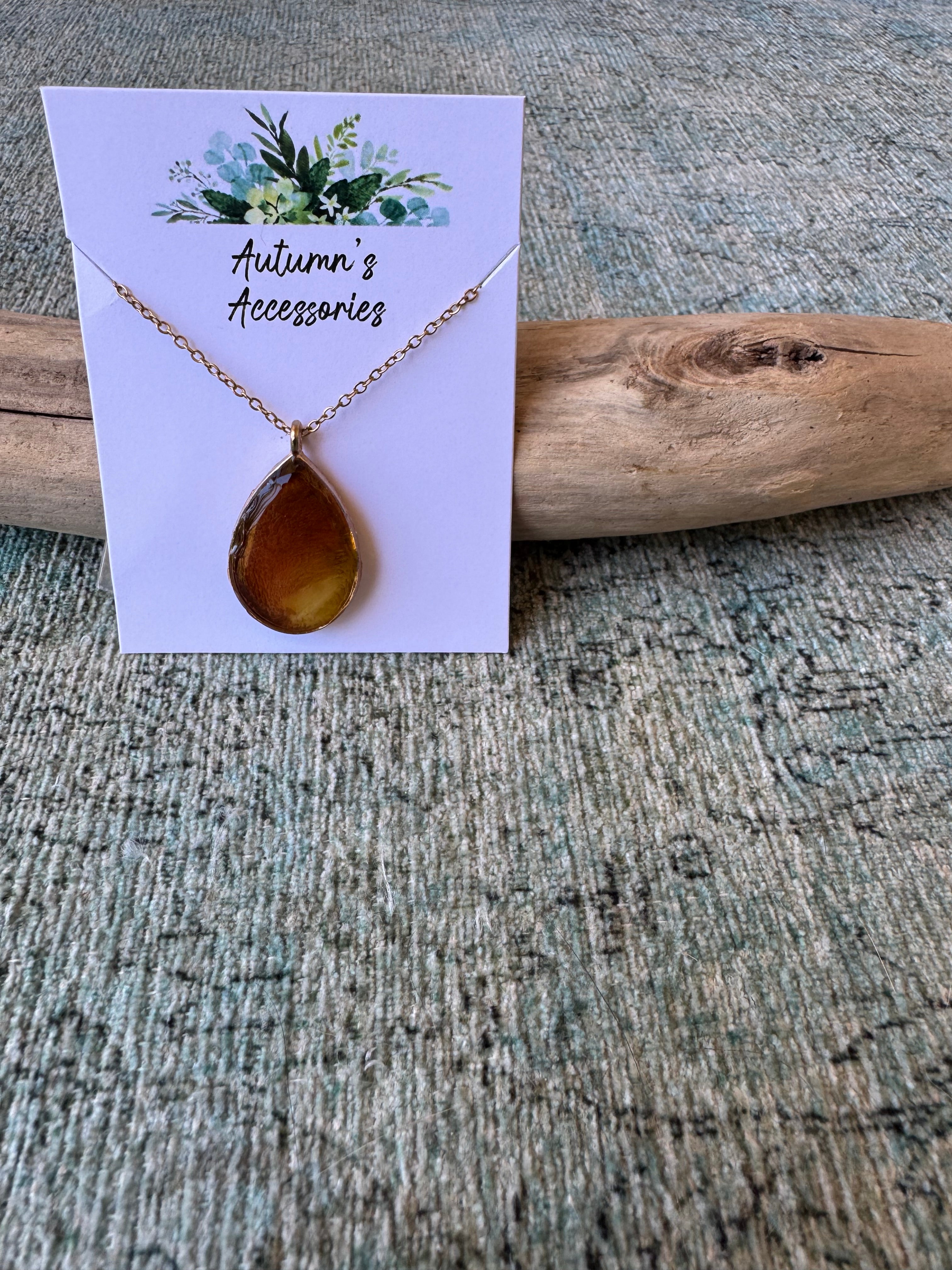 Saturn Spark Gold Necklace