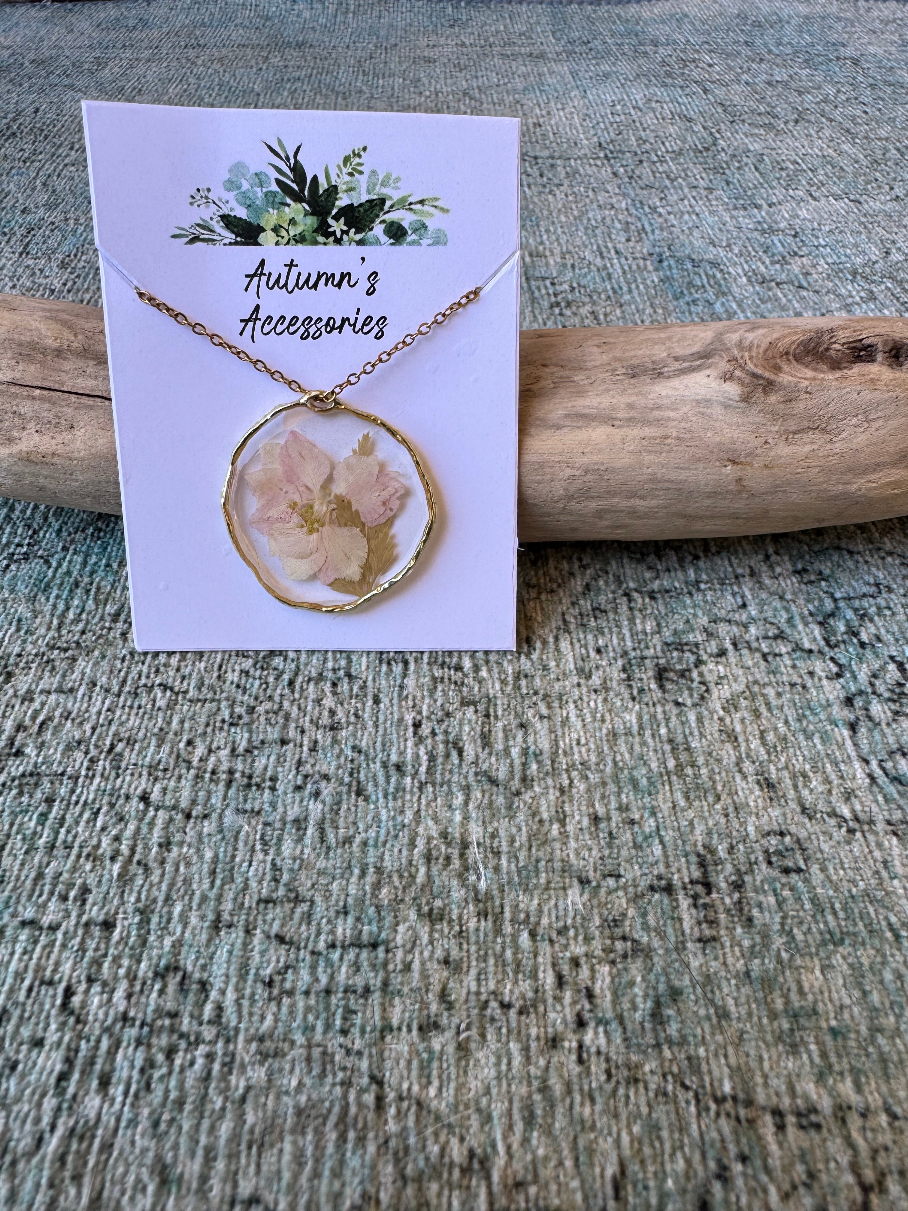 Sugar Petal Gold Necklace