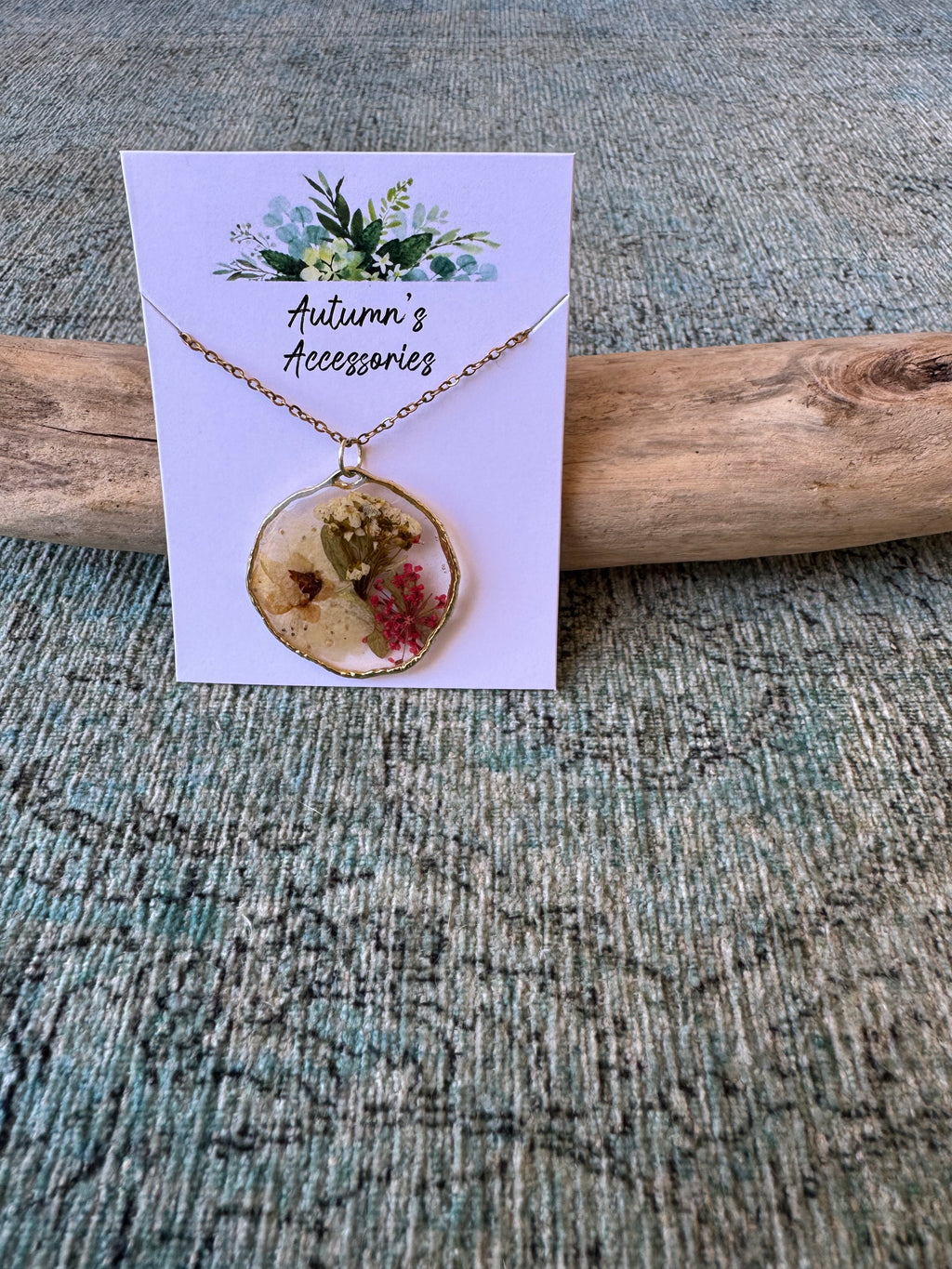 Vintage Floral Gold Necklace