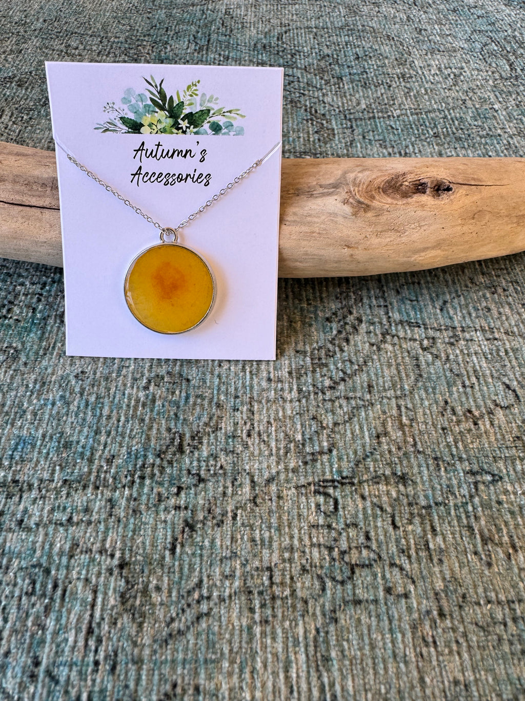 Lemon Twist Silver Necklace