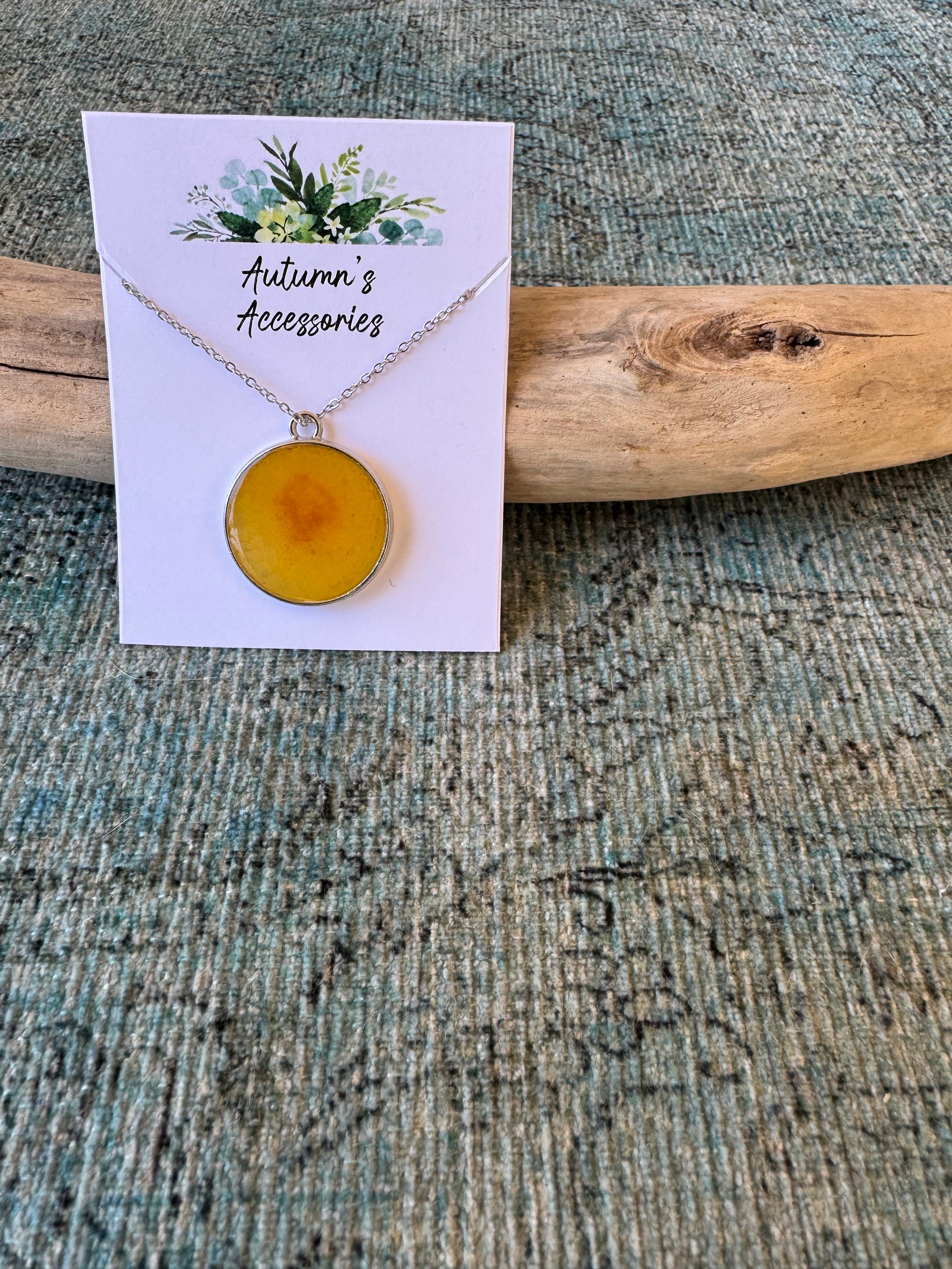 Lemon Twist Silver Necklace