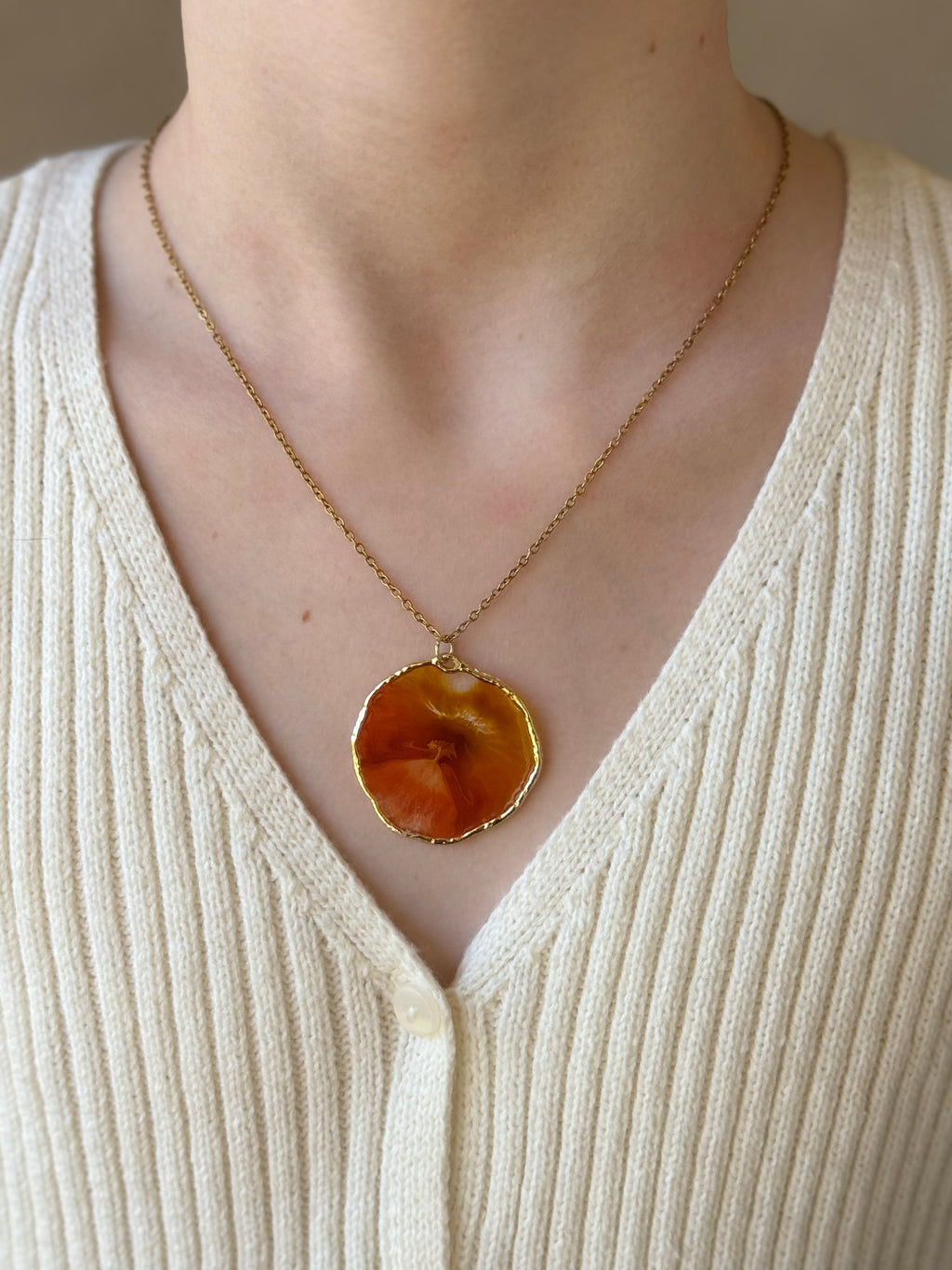 Fire Sky Gold Necklace