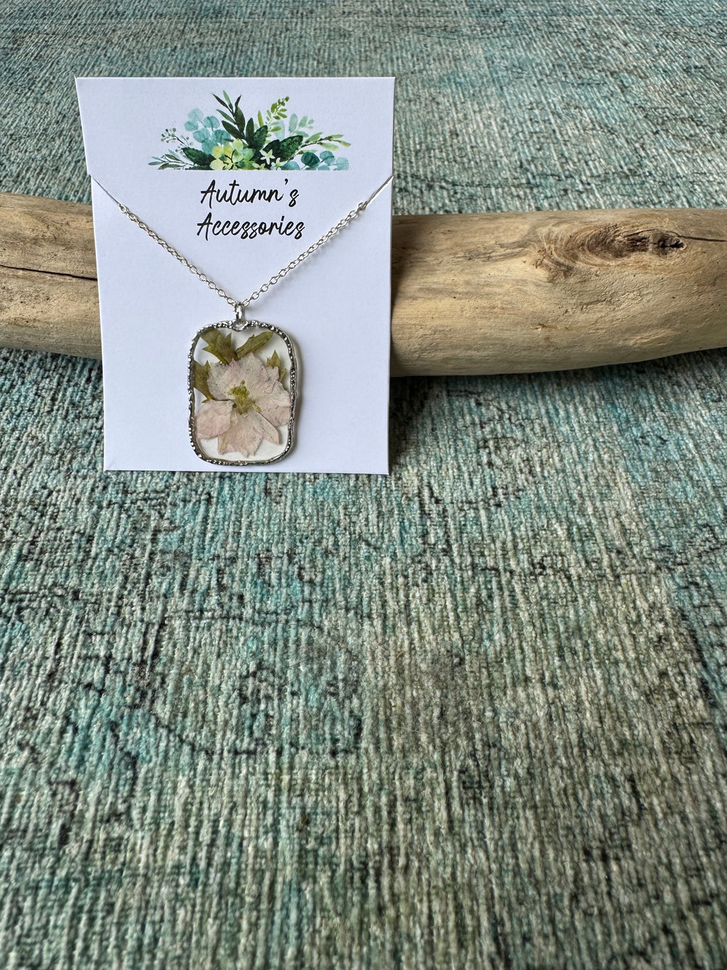 Spring Nightfall Silver Necklace