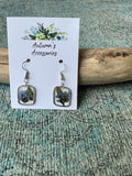 Periwinkle Passion Silver Earrings