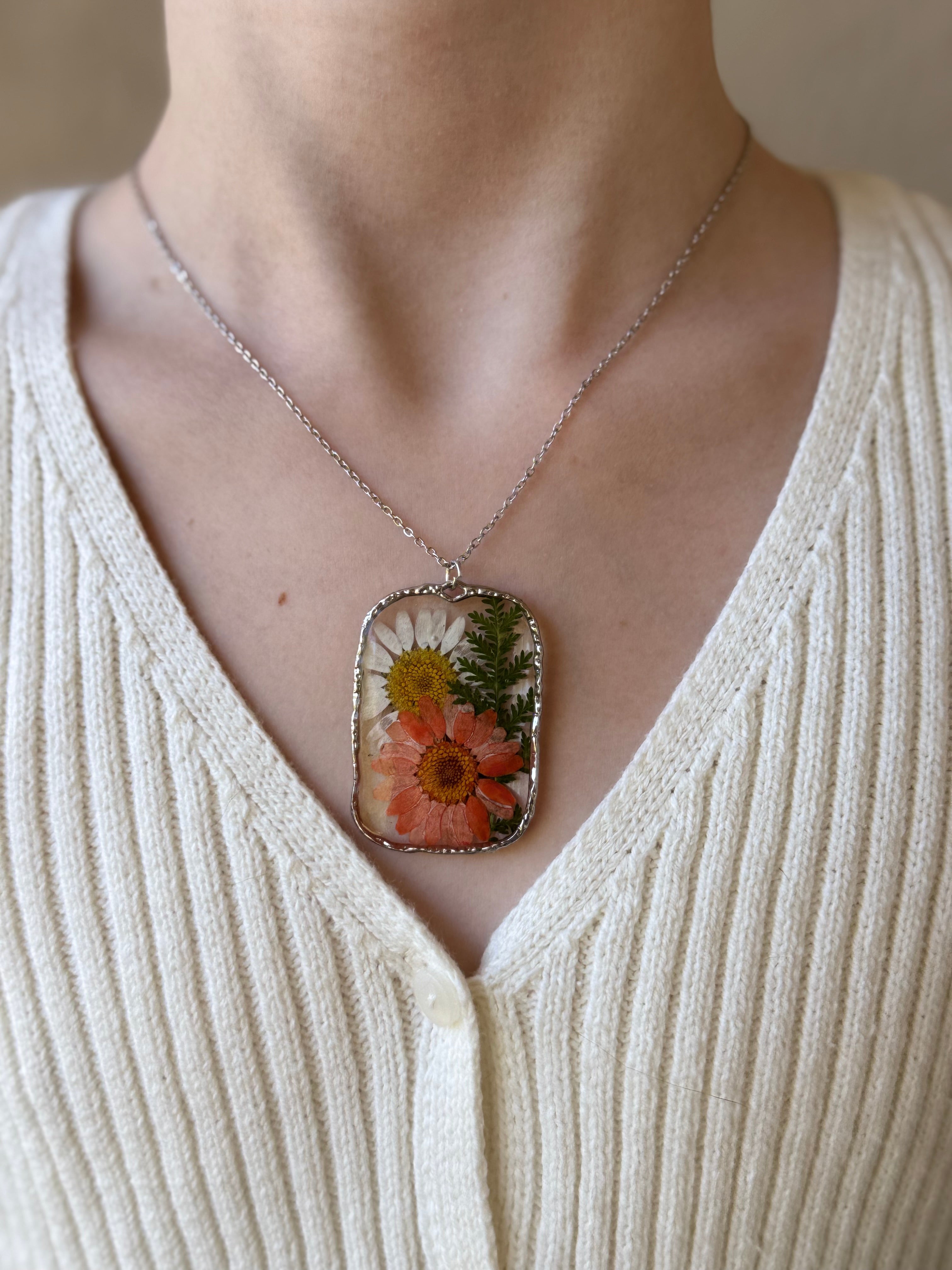 Garden Delight Silver Necklace