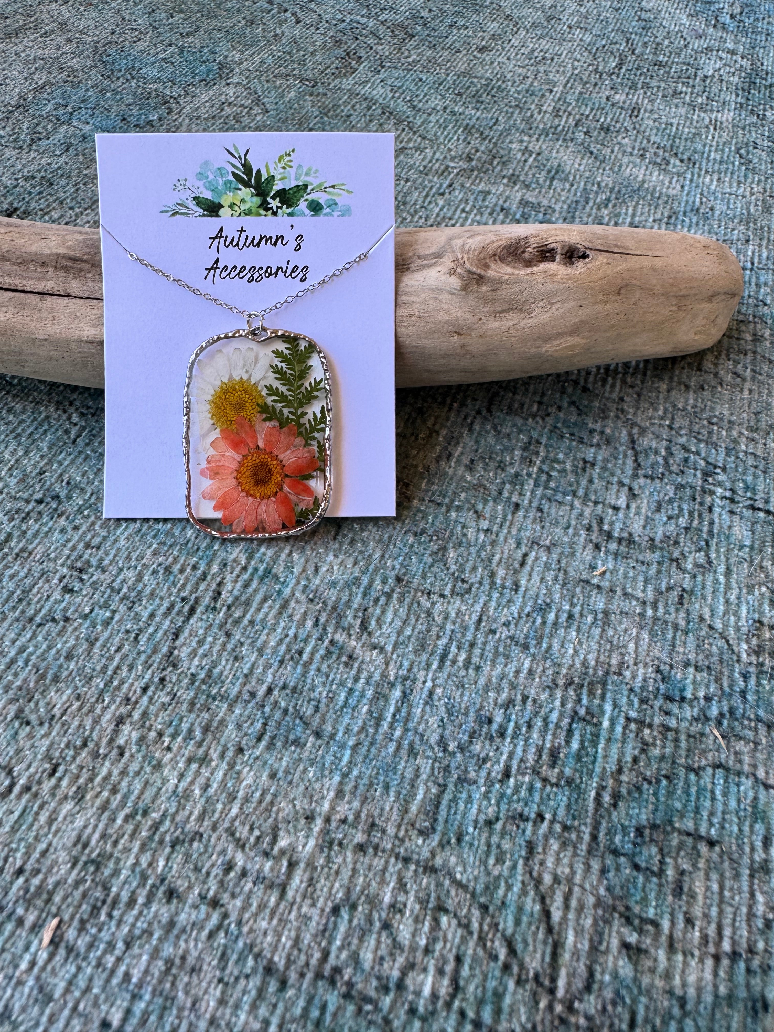 Garden Delight Silver Necklace